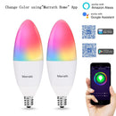 Marrath Smart Wi-Fi 16 Million Color RGBW E14 Candle Chandelier Light