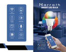 Marrath Smart Wi-Fi Multi Color RGBW Bulb