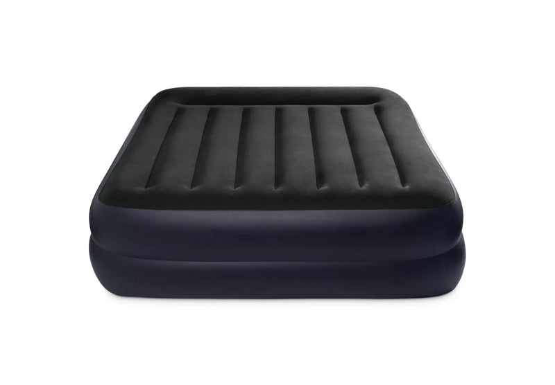 Intex - Queen Pillow Rest Raised Airbed W/Fiber-Tech Bip (W/220-240V) 42164124