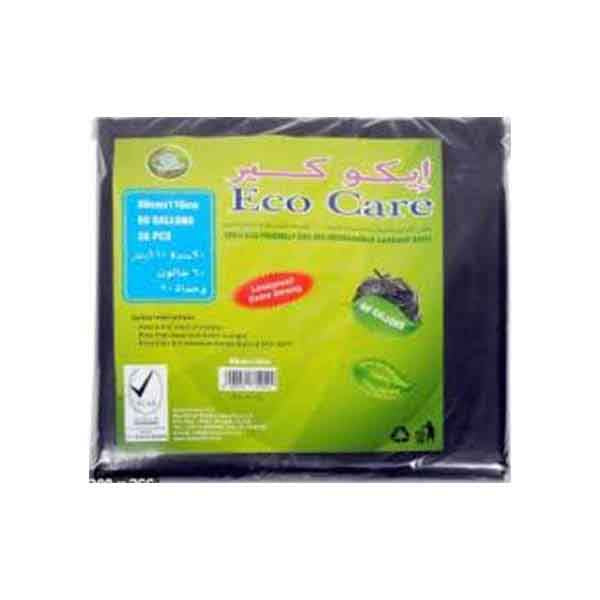 Eco Care Black HD Garbage Bags Sheet 80x110 cm 3pc