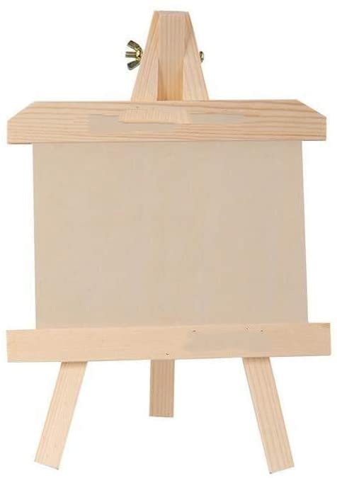 Wooden Photo Frame, Small Easel Tripod With Print