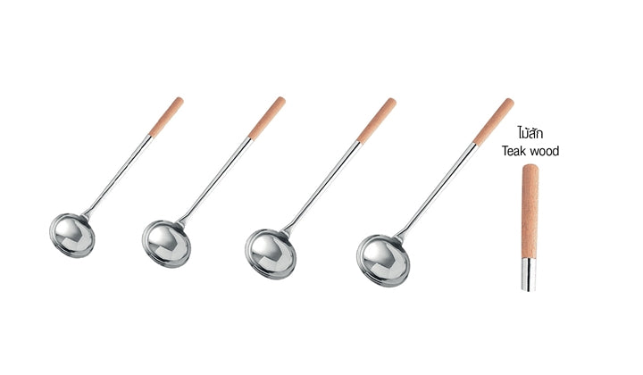 Zebra SS Chinese Ladle Teakwood Handle | Cookware and Bakeware Zebra SS Chinese Ladle Teakwood Handle | Cookware and Bakeware