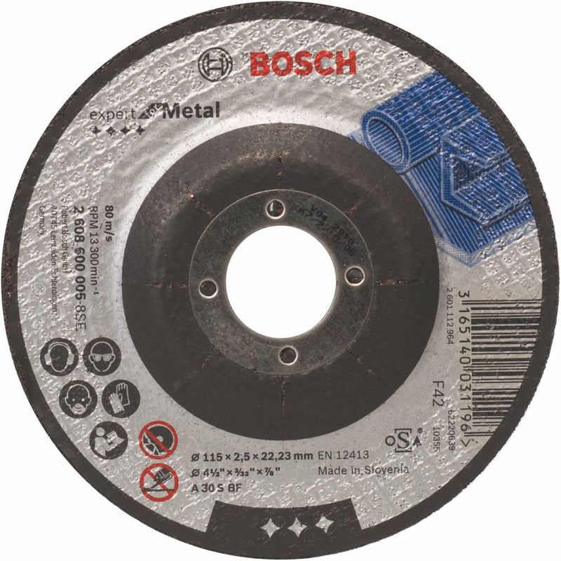 Bosch Metal Cutting Disc 115x2.5x22.23