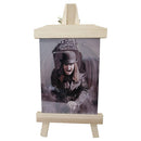Wooden Photo Frame, Small Easel Tripod With Print