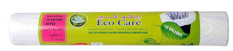 Eco Care White HD Garbage Bags Sheet 46x52cm 3 pieces