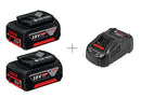 Bosch Battery Pack GBA 18V 5.0Ah Professional 2 pc +  Charger GAL 1880 CV Professional
