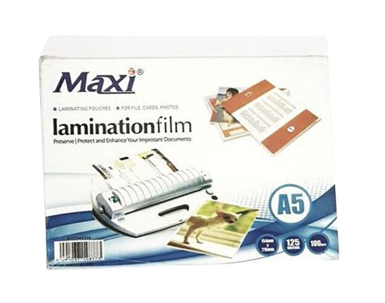 Laminating Film 125 Microns 154mm x 216mm