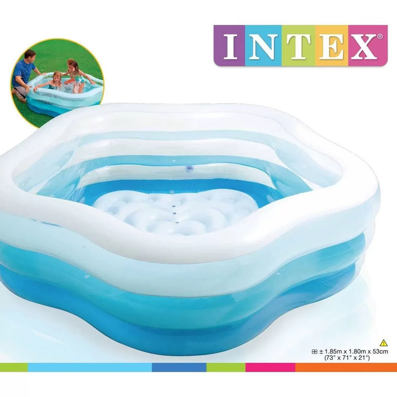 Intex Summer Colors Pool, W/Infl. Floor, Ages 3+, Shelf Box 42156495