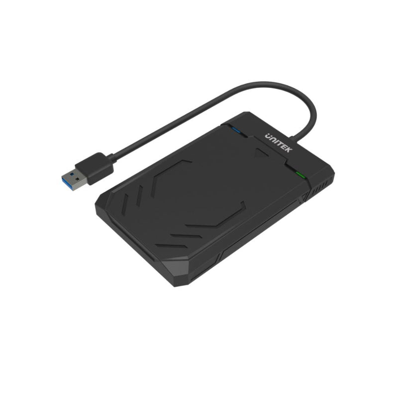 Unitek USB3.1 to SATA6G 2.5” HDD/SSD Hard Disk Enclosure, Black Color Y-3036