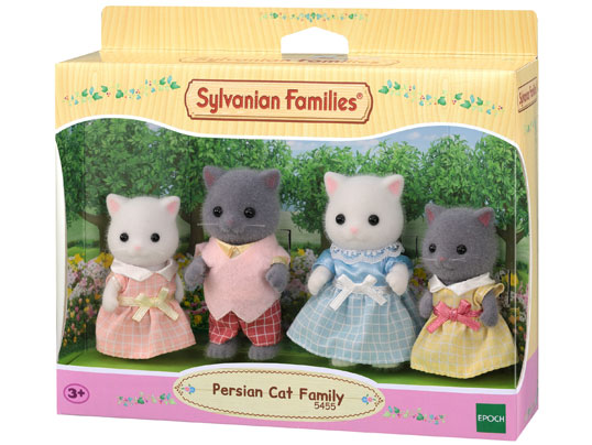 Sylvanian Family Persian Cat Family