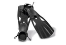 Intex Large Super Sport Fins, Pair (Fits shoe Size US (8-11)), PVC Carry-Bag/ Header/Insert, Ages 14+   42155635