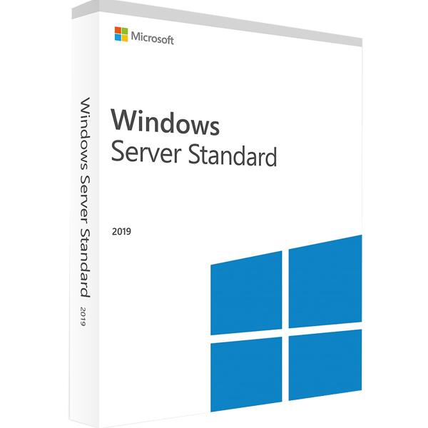 Windows Server License- Windows Svr Std 2019 64Bit English 1pk DSP OEI DVD 16 Core