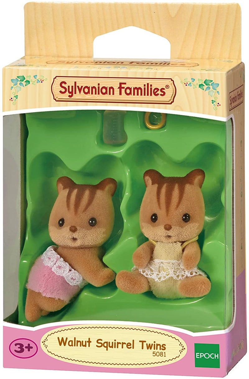 Sylvanian Family Walnut Squirrel Twins