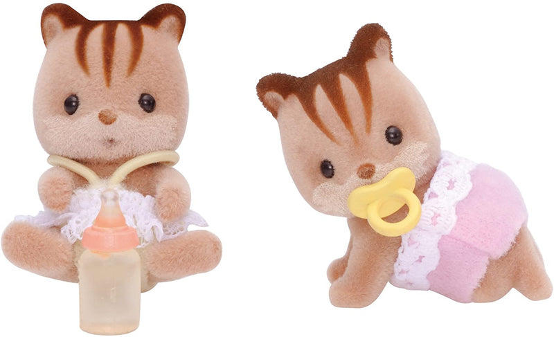 Sylvanian Family Walnut Squirrel Twins