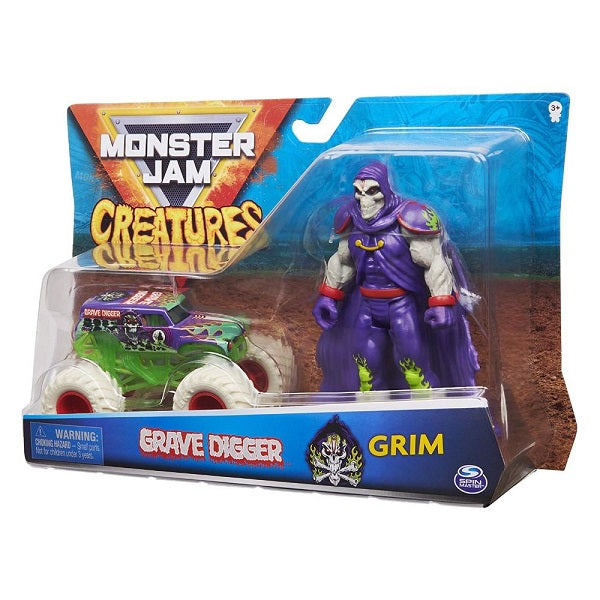 Monster Jam 1:64 Vehicles & Creatures Figs Asst.