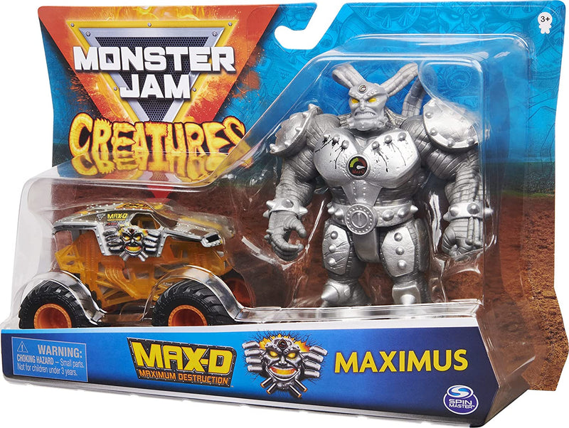 Monster Jam 1:64 Vehicles & Creatures Figs Asst.