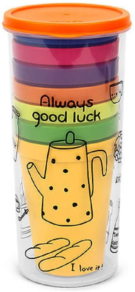 Lock N Lock  Rainbow Cup 7p Set 600ml