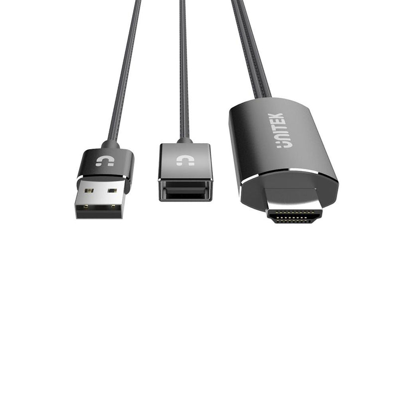 Unitek Mobile to HDMI Display Cable - Grey + Black M1104A