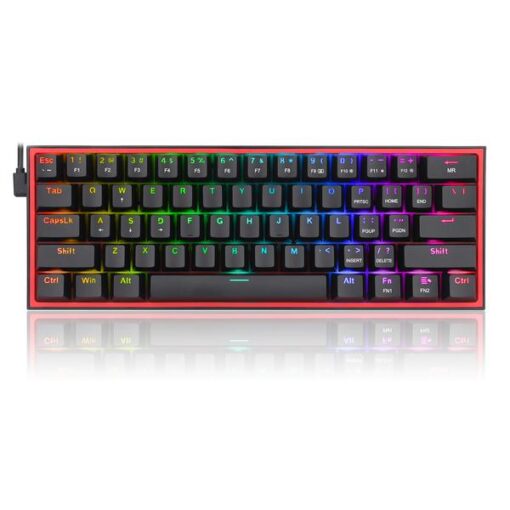 Redragon K616 RGB 61 key Mechanical keyboard Black & Red