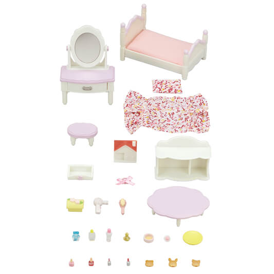 Sylvanian Family Bedroom & Vanity Set