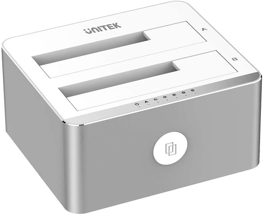 Unitek USB3.0 to SATA6G 2.5”/3.5” Dual Bay Hard Disk Docking Station - Silver Y-3026 | Computer Accessories Unitek USB3.0 to SATA6G 2.5”/3.5” Dual Bay Hard Disk Docking Station - Silver Y-3026 | Computer Accessories