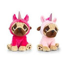 Keel Toys 14cm Pugsley in Unicorn Onesie 2 Asstd