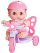 JC Toys 8.5" Lil' Cutesies with Ride on & Tricycle