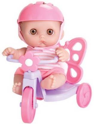 JC Toys 8.5" Lil' Cutesies with Ride on & Tricycle