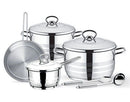 Gitco Cassa SS Cookware 9 Pcs Set TK-CW180