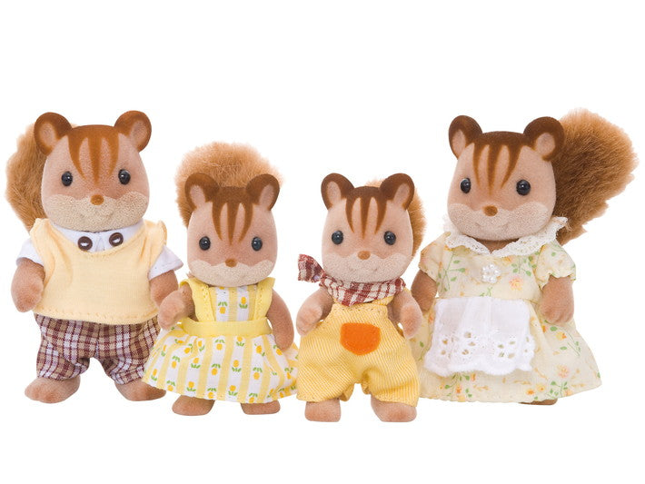 Sylvanian Family Walnut Squirrel Family