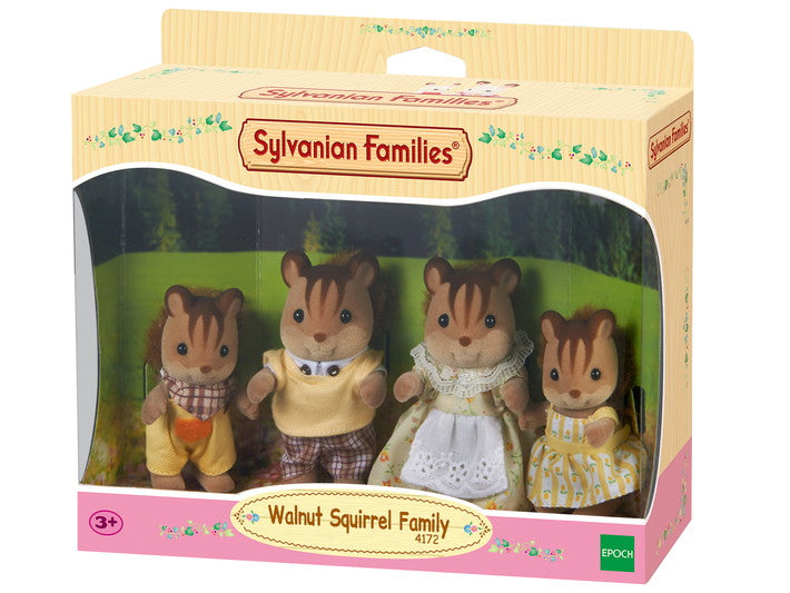 Sylvanian Family Walnut Squirrel Family