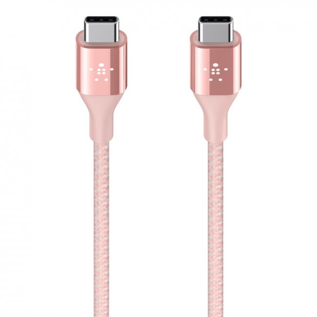 Belkin Premium Kevlar Cable  USBC 4 Rose Gold