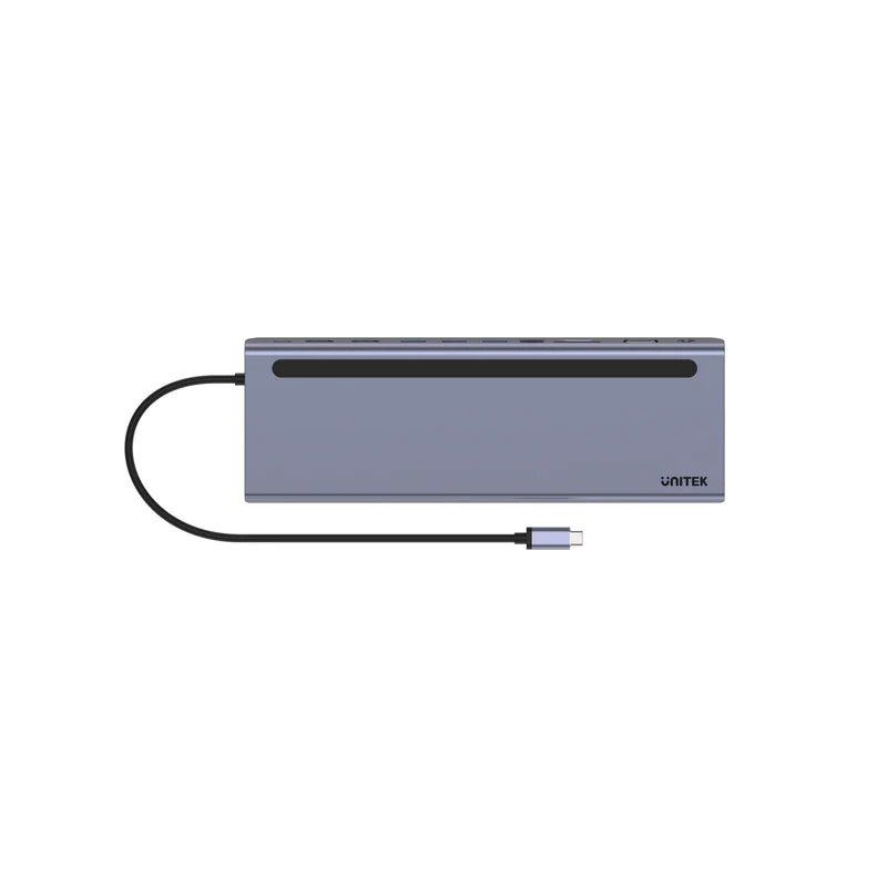Unitek uHUB 11+ 11-in-1 USB-C Ethernet Hub with MST Triple Monitor (Dual HDMI+VGA), 100W PD, 3 USB, 1 Type C, Audio, Dual Card Reader D1022B | Computer Accessories Unitek uHUB 11+ 11-in-1 USB-C Ethernet Hub with MST Triple Monitor (Dual HDMI+VGA), 100W PD, 3 USB, 1 Type C, Audio, Dual Card Reader D1022B | Computer Accessories