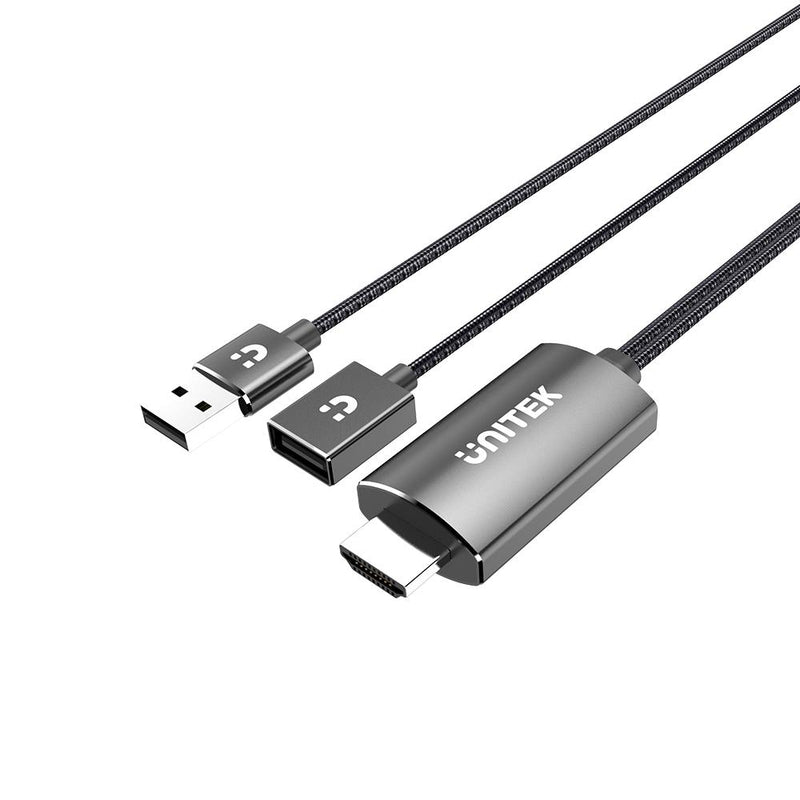 Unitek Mobile to HDMI Display Cable - Grey + Black M1104A