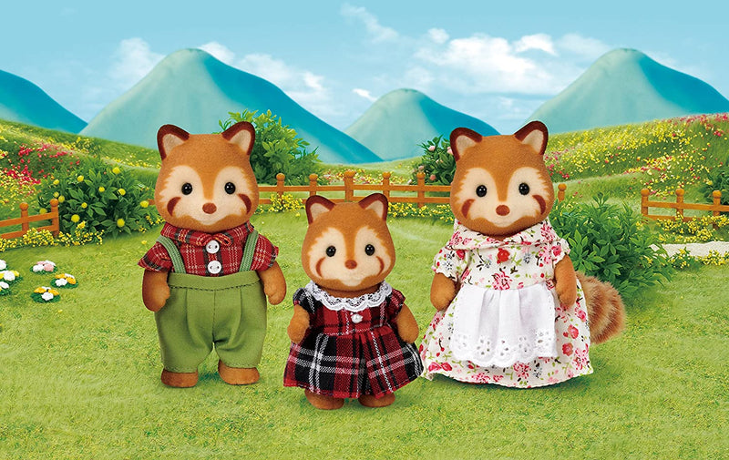 Sylvanian Family Red Panda Family