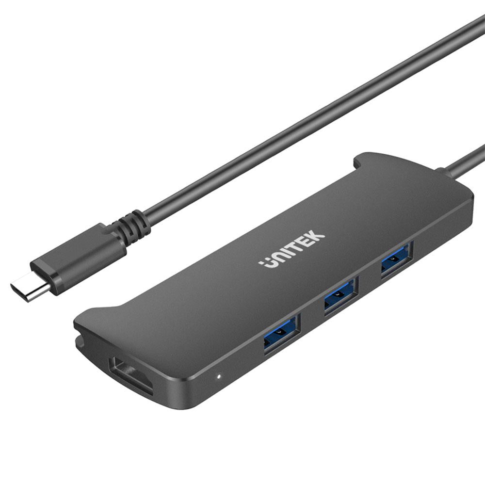 Unitek USB3.1 Type-C to 3-Port Hub + HDMI Converter V300A | Computer Accessories Unitek USB3.1 Type-C to 3-Port Hub + HDMI Converter V300A | Computer Accessories