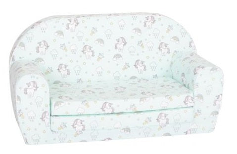 Delsit Sofa Bed Mint Unicorns