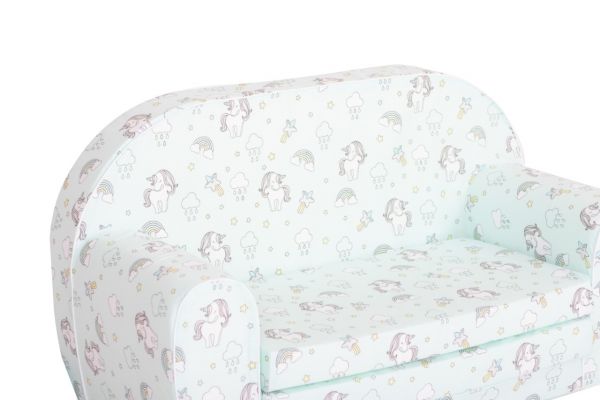 Delsit Sofa Bed Mint Unicorns
