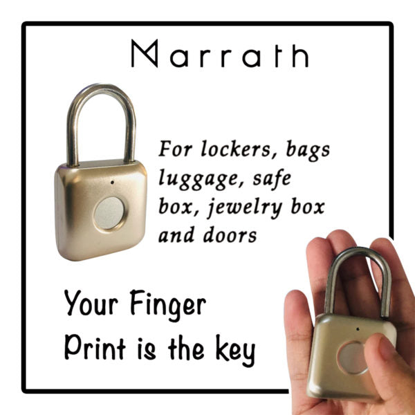 Marrath Smart Fingerprint Pad Lock