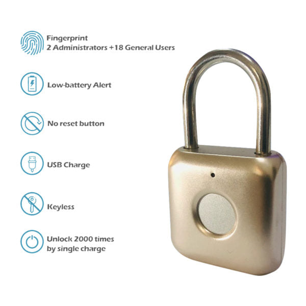 Marrath Smart Fingerprint Pad Lock