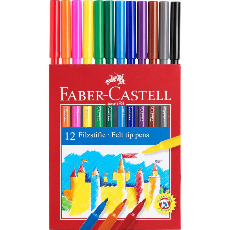Faber-Castell Felt Tipped pens 12color